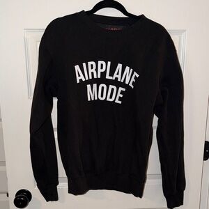 REVOLVE Black 'Airplane Mode' Crewneck Sweater